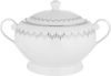 Alsaif gallery Porcelain Dinner Set, 65 Pieces, Round Pyramid Pattern - White product image 10