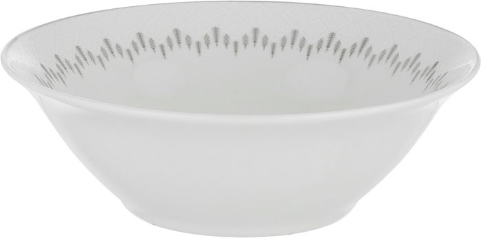 Alsaif gallery Porcelain Dinner Set, 65 Pieces, Round Pyramid Pattern - White product image 5