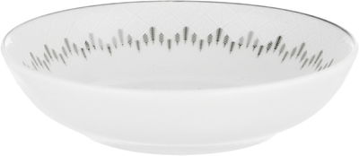 Alsaif gallery Porcelain Dinner Set, 65 Pieces, Round Pyramid Pattern - White product image 9