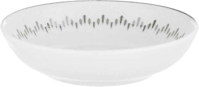 Alsaif gallery Porcelain Dinner Set, 65 Pieces, Round Pyramid Pattern - White product image 9