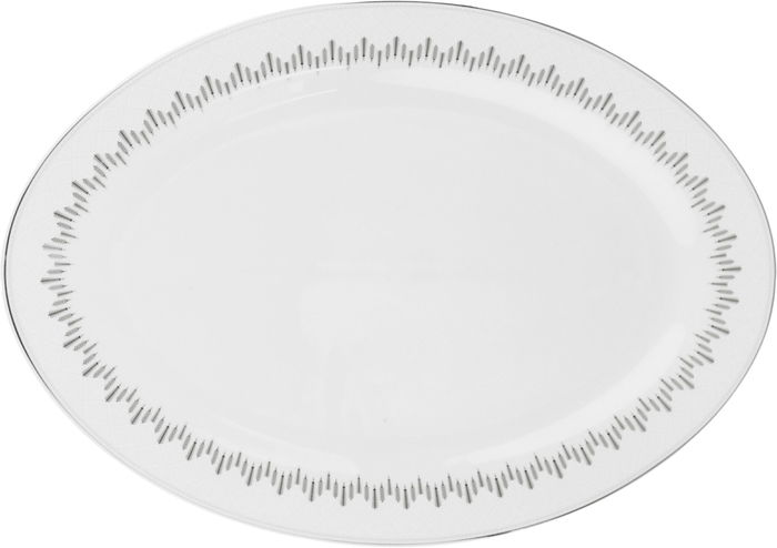 Alsaif gallery Porcelain Dinner Set, 65 Pieces, Round Pyramid Pattern - White product image 12