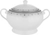Alsaif gallery Porcelain Dinner Set, 65 Pieces, Round Shape, Beige-White Engraving product image 12