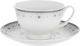 Alsaif gallery Porcelain Dinner Set, 65 Pieces, Round Shape, Beige-White Engraving product image 4