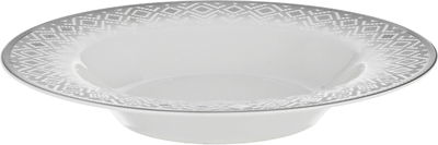 Alsaif gallery Porcelain Dinner Set, 65 Pieces, Round Shape, Beige-White Engraving product image 13