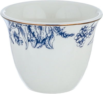 Al Saif Gallery Blue Embossed Porcelain Dinner Set, 65 Pieces, Round - White product image 2