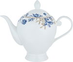 طقم سفرة بورسلان نقش أزرق السيف غاليري، 65 قطعة، دائري - أبيض product image 13
