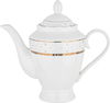 طقم سفرة بورسلان نقش رمادي السيف غاليري، 65 قطعة، دائري - أبيض product image 11