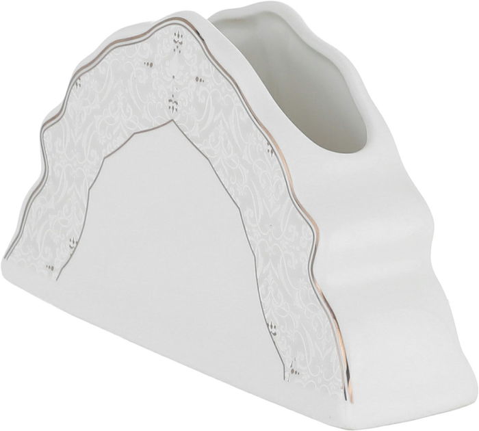 طقم سفرة بورسلان نقش رمادي السيف غاليري، 65 قطعة، دائري - أبيض product image 4