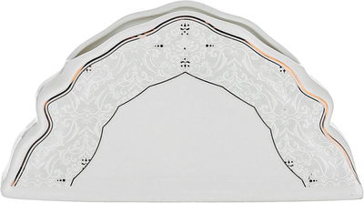طقم سفرة بورسلان نقش رمادي السيف غاليري، 65 قطعة، دائري - أبيض product image 13