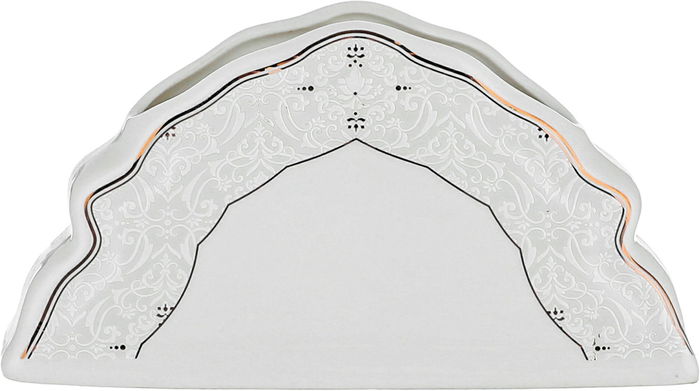 طقم سفرة بورسلان نقش رمادي السيف غاليري، 65 قطعة، دائري - أبيض product image 13