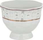 طقم سفرة بورسلان نقش رمادي السيف غاليري، 65 قطعة، دائري - أبيض product image 7