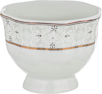 طقم سفرة بورسلان نقش رمادي السيف غاليري، 65 قطعة، دائري - أبيض product image 7