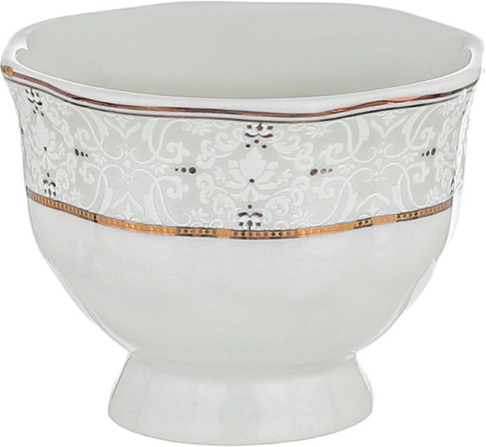 طقم سفرة بورسلان نقش رمادي السيف غاليري، 65 قطعة، دائري - أبيض product image 7
