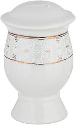 طقم سفرة بورسلان نقش رمادي السيف غاليري، 65 قطعة، دائري - أبيض product image 6