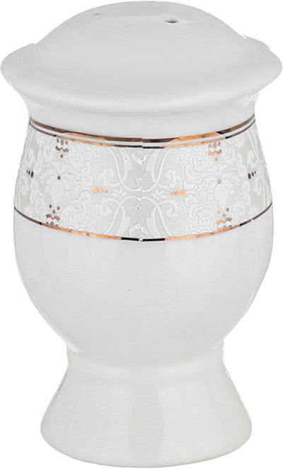 طقم سفرة بورسلان نقش رمادي السيف غاليري، 65 قطعة، دائري - أبيض product image 6