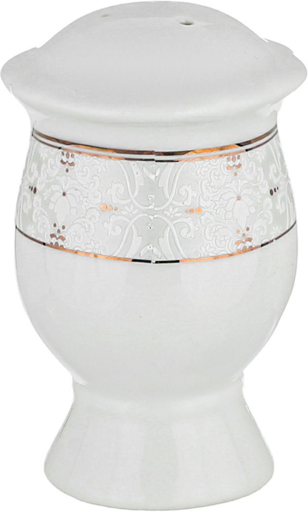 طقم سفرة بورسلان نقش رمادي السيف غاليري، 65 قطعة، دائري - أبيض product image 6