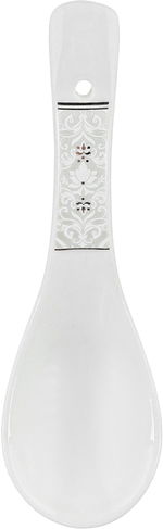 طقم سفرة بورسلان نقش رمادي السيف غاليري، 65 قطعة، دائري - أبيض product image 16