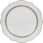 طقم سفرة بورسلان نقش رمادي السيف غاليري، 65 قطعة، دائري - أبيض product image 12