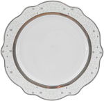 طقم سفرة بورسلان نقش رمادي السيف غاليري، 65 قطعة، دائري - أبيض product image 14
