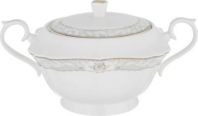 طقم سفرة بورسلان السيف غاليري، 166 قطعة، نقش ذهبي - ابيض product image 10