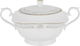 Alsaif Gallery Porcelain Dinner Set, 166 Pieces, Gold Engraving - White product image 10