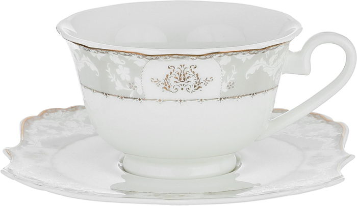 Alsaif Gallery Porcelain Dinner Set, 166 Pieces, Gold Engraving - White product image 15