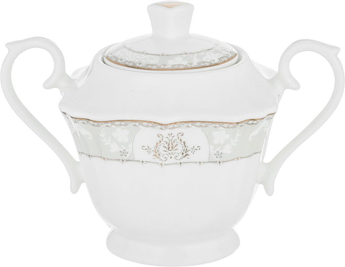 Alsaif Gallery Porcelain Dinner Set, 166 Pieces, Gold Engraving - White product image 7