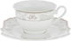 Alsaif Gallery Porcelain Dinner Set, 166 Pieces, Gold Engraving - White product image 17