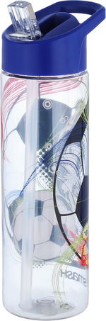 Al Saif Gallery plastic water bottle, 700 ml, ball pattern - transparent product image 3