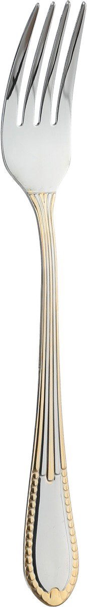 طقم ادوات مائدة ستانلس ستيل، 72 قطعة - فضي ذهبي product image 12