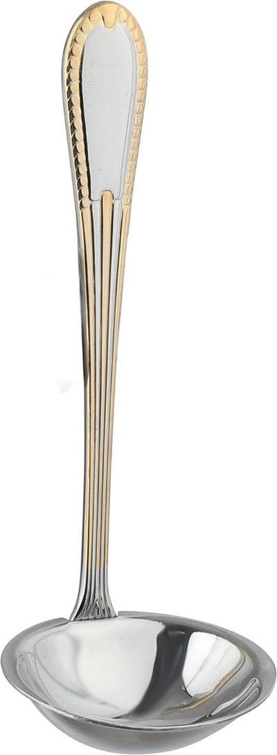 طقم ادوات مائدة ستانلس ستيل، 72 قطعة - فضي ذهبي product image 5