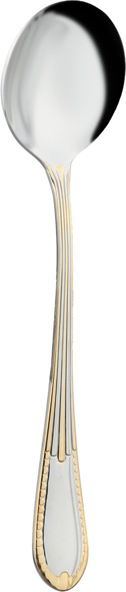 طقم ادوات مائدة ستانلس ستيل، 72 قطعة - فضي ذهبي product image 16