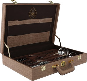 طقم ادوات مائدة ستانلس ستيل، 72 قطعة - ذهبي فضي product image 2