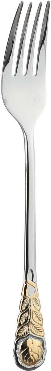 طقم ادوات مائدة ستانلس ستيل، 72 قطعة - ذهبي فضي product image 4