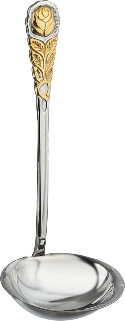 طقم ادوات مائدة ستانلس ستيل، 72 قطعة - ذهبي فضي product image 12