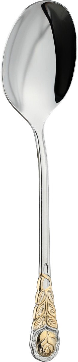 طقم ادوات مائدة ستانلس ستيل، 72 قطعة - ذهبي فضي product image 9