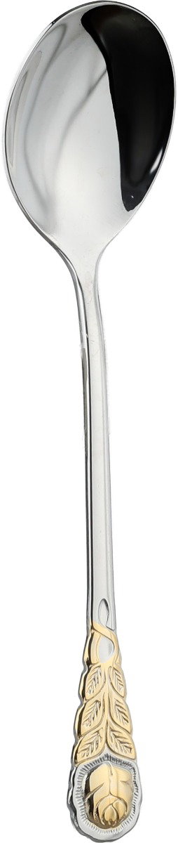 طقم ادوات مائدة ستانلس ستيل، 72 قطعة - ذهبي فضي product image 15