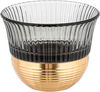 Amber Saudi Coffee Cup Set, Stainless Steel Glass, 12 Pieces, 80ml, Gold Base - Dark Grey Gold product image 2