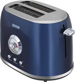 Edison TA1729D-GS Toaster, 800 Watt, 7 Temperature Settings, 2 Slices, Temperature Indicator - Navy product image 2