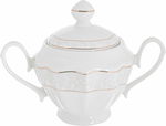 طقم سفرة بورسلان فيكتوريا السيف غاليري، 65 قطعة، منقوش، خط ذهبي - أبيض product image 16