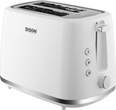 Edison Toaster, 800 Watt, 2 Slices, TA01320-GS- White product image 2