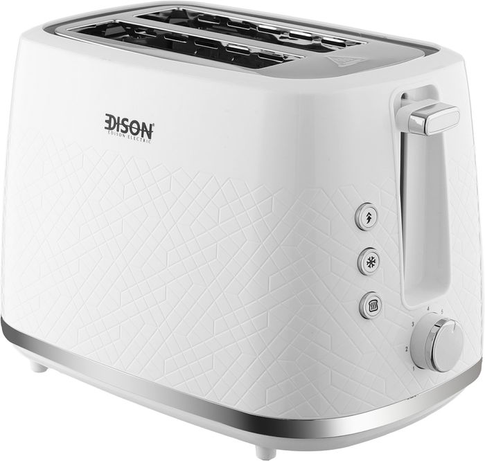 Edison Toaster, 800 Watt, 2 Slices, TA01320-GS- White product image 2
