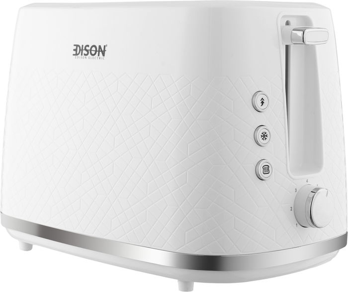 Edison Toaster, 800 Watt, 2 Slices, TA01320-GS- White product image 4
