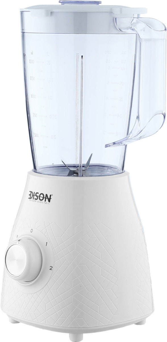 Edison Electric Blender with Grinder, 500 Watts, 1.5 Liters, 2 Speeds, BL9026-CB - White product image 2