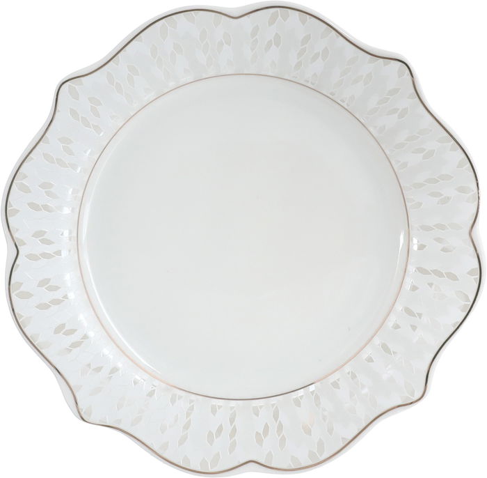 طقم سفرة بورسلان فيكتوريا السيف غاليري، 166 قطعة، منقوش، خط ذهبي - أبيض product image 19