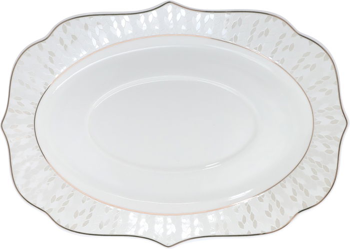 طقم سفرة بورسلان فيكتوريا السيف غاليري، 166 قطعة، منقوش، خط ذهبي - أبيض product image 24
