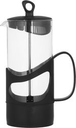 ضغاط قهوة وشاي زجاج بلاستيك هيرفين،1 لتر - اسود شفاف product image 3