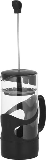ضغاط قهوة وشاي زجاج بلاستيك هيرفين،1 لتر - اسود شفاف product image 2
