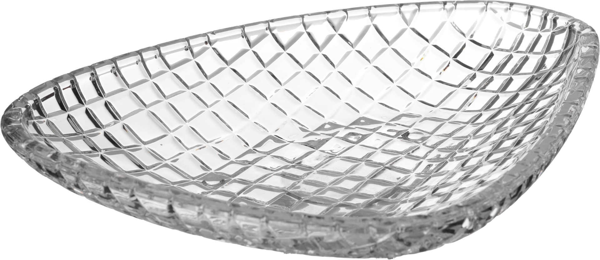 صحن تقديم زجاج السيف غاليري ماكس، 38.2x27.6 سم، مثلث - شفاف product image 2