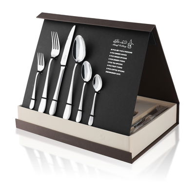 طقم ملاعق استيل السيف غاليري، 36 قطعة - فضي product image 2